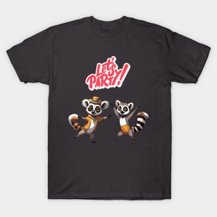 lets party with dancing lemur T-Shirt